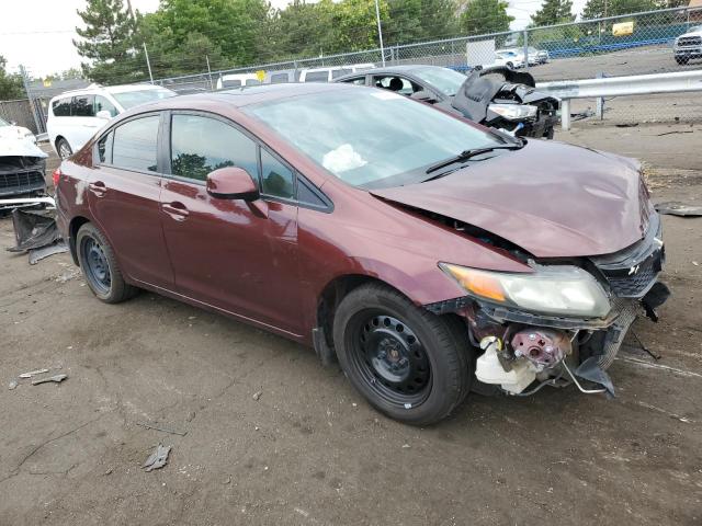 19XFB2F91CE050634 - 2012 HONDA CIVIC EXL MAROON photo 4