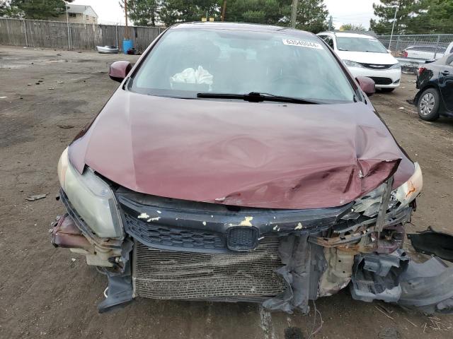 19XFB2F91CE050634 - 2012 HONDA CIVIC EXL 栗色 照片 5