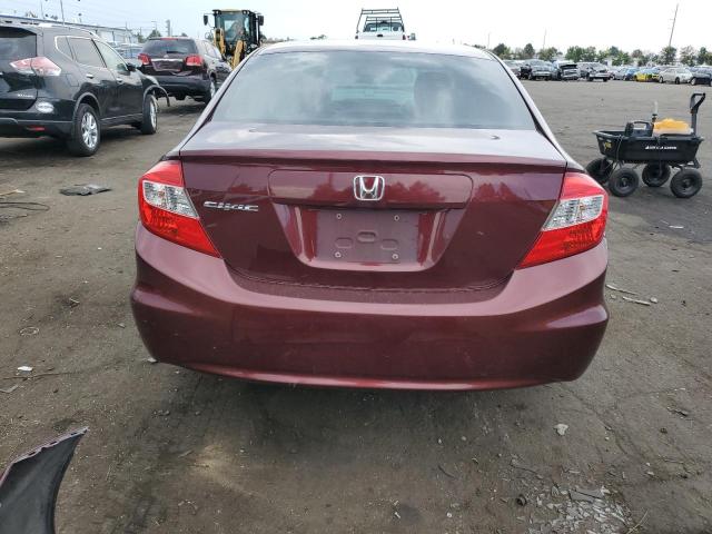19XFB2F91CE050634 - 2012 HONDA CIVIC EXL 栗色 照片 6