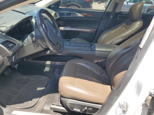 3LN6L2JK3ER804860 - 2014 LINCOLN MKZ WHITE photo 7