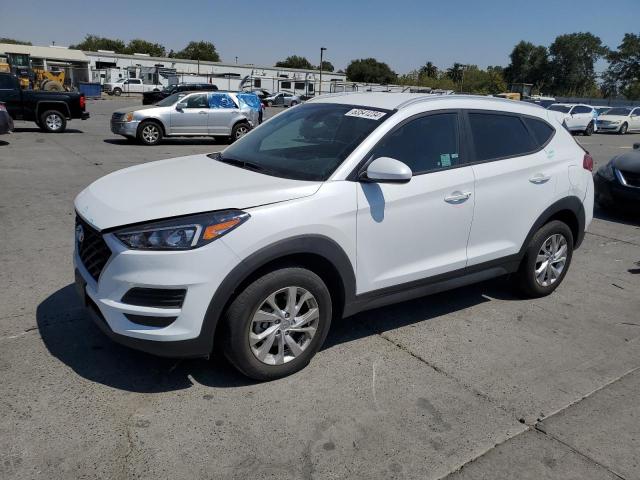 KM8J33A47MU384352 - 2021 HYUNDAI TUCSON LIMITED WHITE photo 1