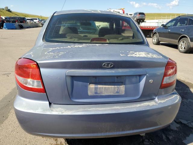 KNADC125746315417 - 2004 KIA RIO BLUE photo 6