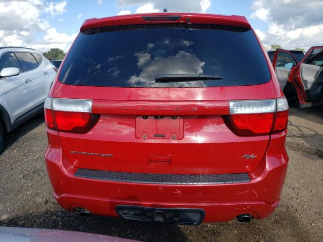 1D4SD6GT7BC681942 - 2011 DODGE DURANGO R/T RED photo 6