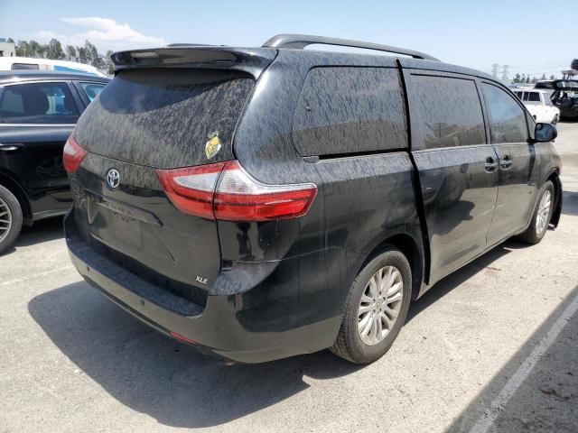 5TDYK3DC6FS536542 - 2015 TOYOTA SIENNA XLE BLACK photo 3