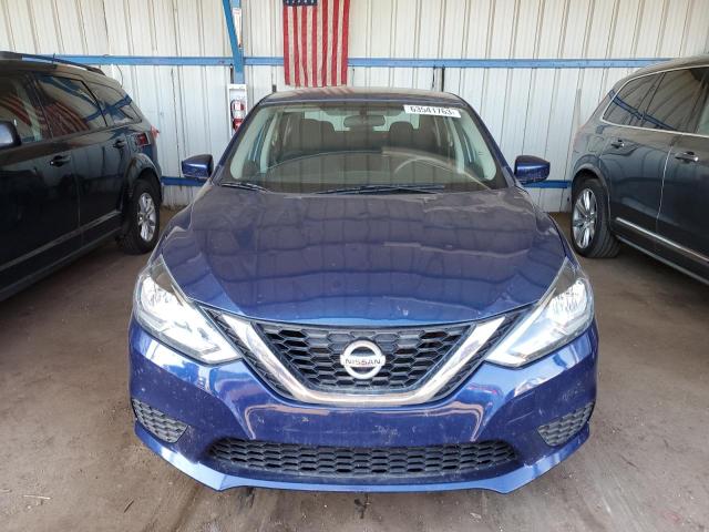 3N1AB7AP1HY340832 - 2017 NISSAN SENTRA S BLUE photo 5