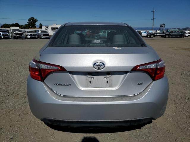 5YFBURHE5EP087215 - 2014 TOYOTA COROLLA L SILVER photo 6