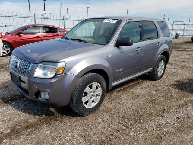 4M2CU91188KJ44189 - 2008 MERCURY MARINER GRAY photo 1