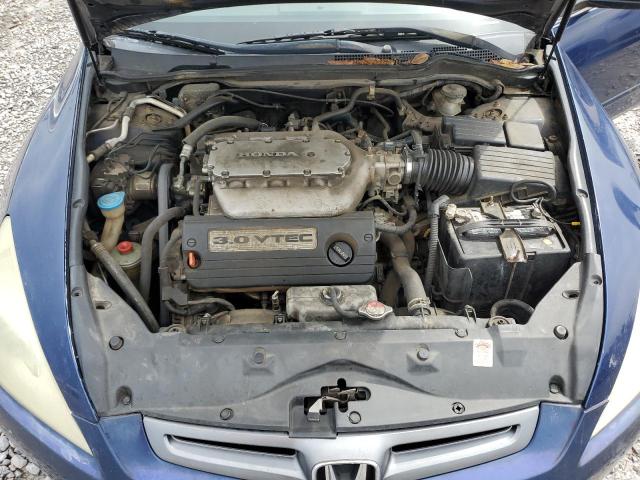 1HGCM66574A078445 - 2004 HONDA ACCORD EX BLUE photo 11