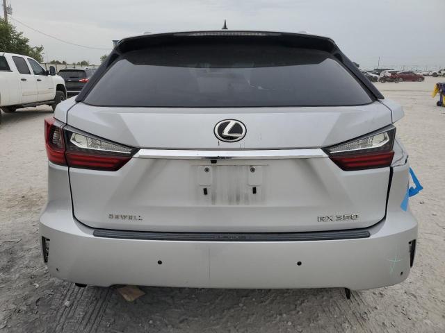 2T2ZZMCA7HC038301 - 2017 LEXUS RX 350 BASE SILVER photo 6