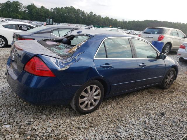 1HGCM66546A037838 - 2006 HONDA ACCORD EX BLUE photo 3