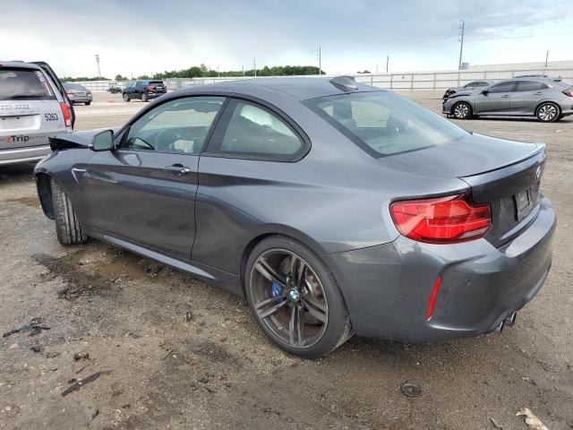 WBS1J5C58J7B61965 - 2018 BMW M2 GRAY photo 2