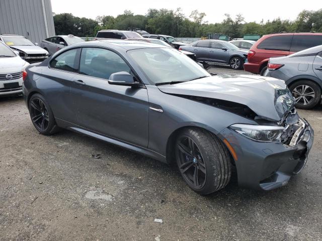 WBS1J5C58J7B61965 - 2018 BMW M2 GRAY photo 4