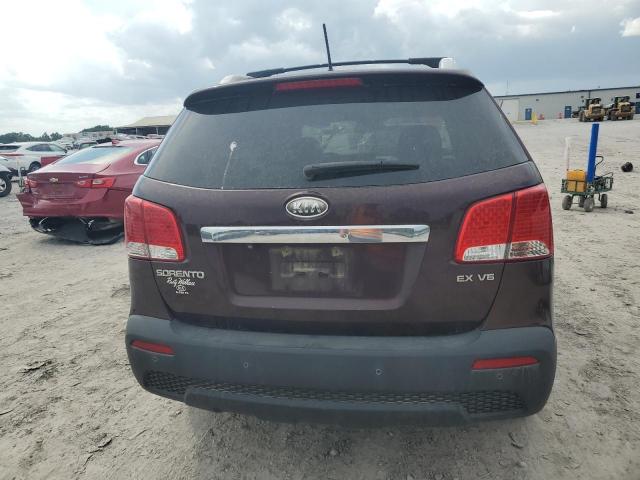 5XYKU4A29CG245902 - 2012 KIA SORENTO EX BROWN photo 6