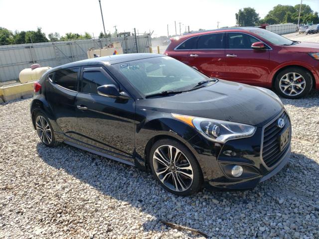 KMHTC6AE3GU264359 - 2016 HYUNDAI VELOSTER TURBO BLACK photo 4