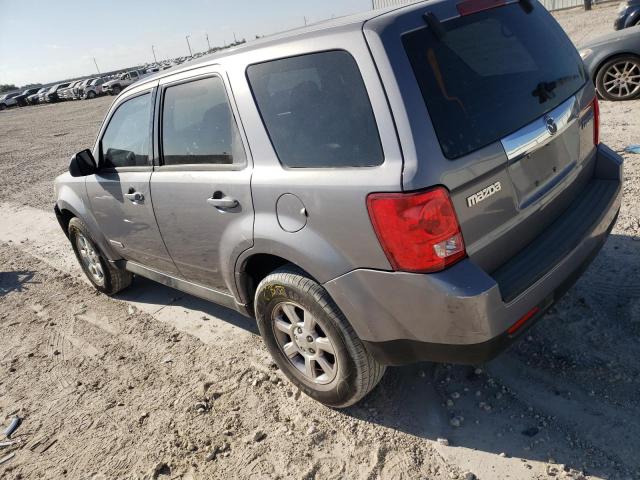 4F2CZ02Z18KM31705 - 2008 MAZDA TRIBUTE I GRAY photo 2