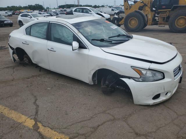 1N4AA5AP8EC905608 - 2014 NISSAN MAXIMA S WHITE photo 4