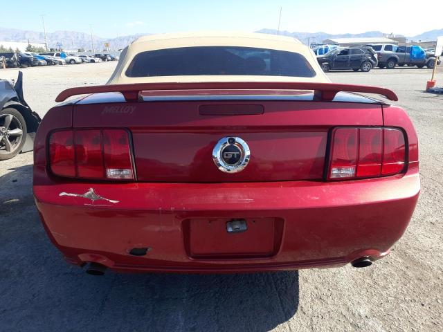 1ZVHT85H565234263 - 2006 FORD MUSTANG GT RED photo 6