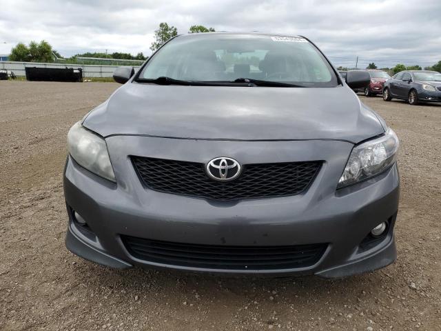 2T1BE40E39C026995 - 2009 TOYOTA COROLLA XRS GRAY photo 5