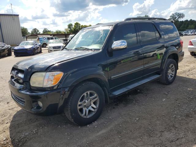 5TDZT38A77S294632 - 2007 TOYOTA SEQUOIA LIMITED BLACK photo 1