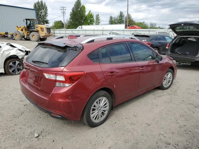 4S3GTAB6XJ3701156 - 2018 SUBARU IMPREZA PREMIUM BURGUNDY photo 3