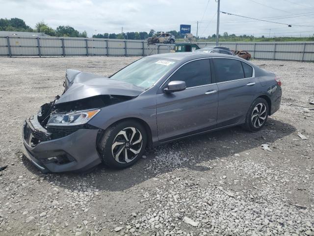 1HGCR2F87GA062142 - 2016 HONDA ACCORD EXL GRAY photo 1