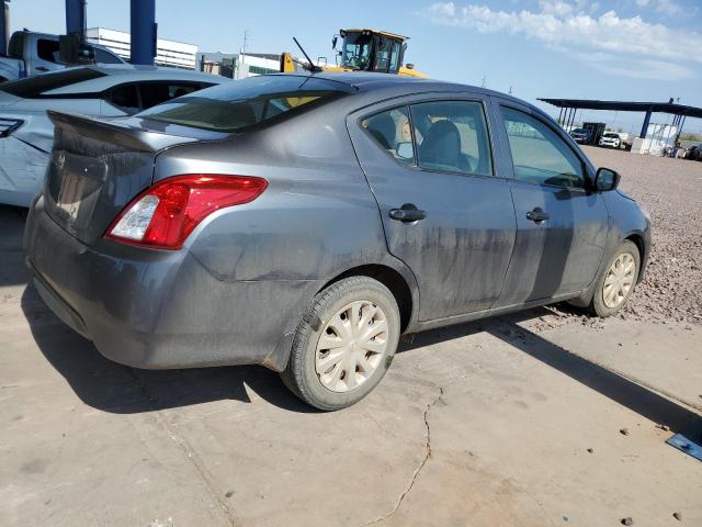 3N1CN7AP7JL803625 - 2018 NISSAN VERSA S GRAY photo 3