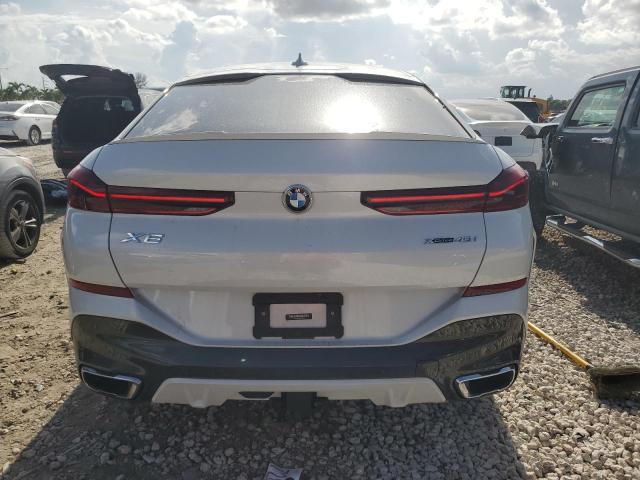 5UXCY6C02N9J12482 - 2022 BMW X6 XDRIVE40I WHITE photo 6