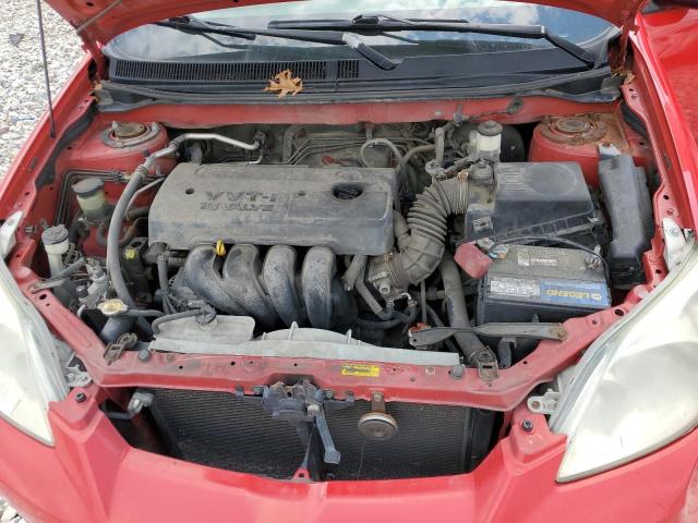 2T1KR30E06C611513 - 2006 TOYOTA COROLLA MA XR RED photo 11