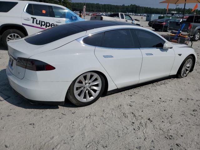 5YJSA1H11EFP47480 - 2014 TESLA MODEL S Weiß Foto 3