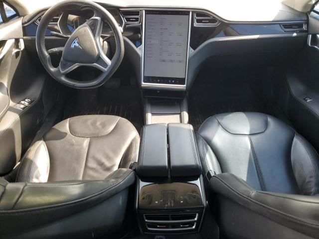 5YJSA1H11EFP47480 - 2014 TESLA MODEL S Weiß Foto 8
