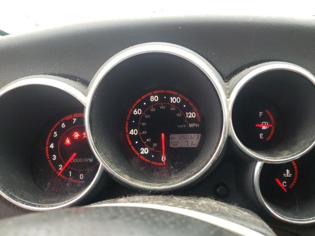 2T1KR32E25C470214 - 2005 TOYOTA COROLLA MA XR BLACK photo 9