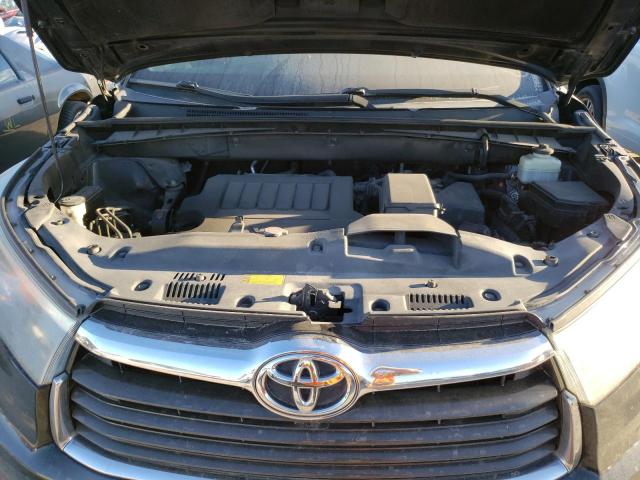 5TDJKRFH1FS212881 - 2015 TOYOTA HIGHLANDER XLE BLACK photo 7