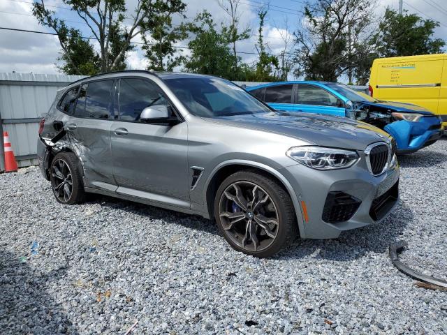 5YMTS0C06M9E92497 - 2021 BMW X3 M COMPETITION SILVER photo 4