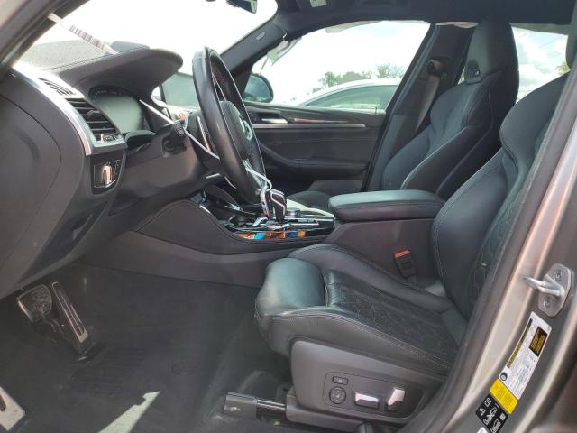 5YMTS0C06M9E92497 - 2021 BMW X3 M COMPETITION SILVER photo 7