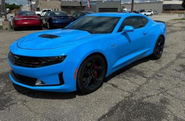 1G1FF1R70P0148277 - 2023 CHEVROLET CAMARO LT1 BLUE photo 2