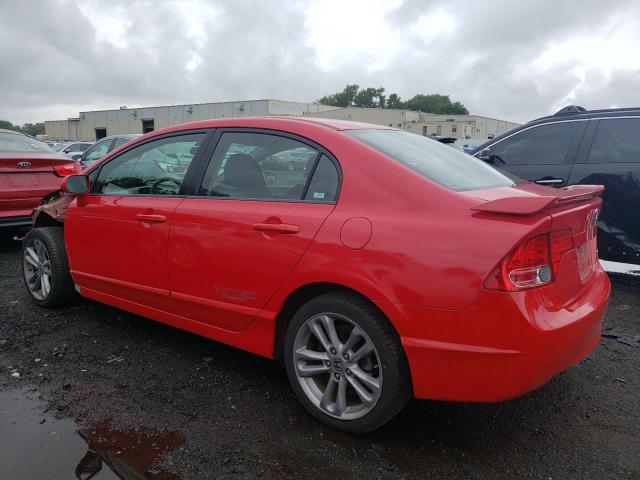 2HGFA55518H709683 - 2008 HONDA CIVIC SI RED photo 2