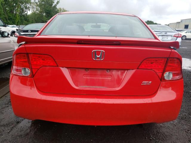 2HGFA55518H709683 - 2008 HONDA CIVIC SI RED photo 6