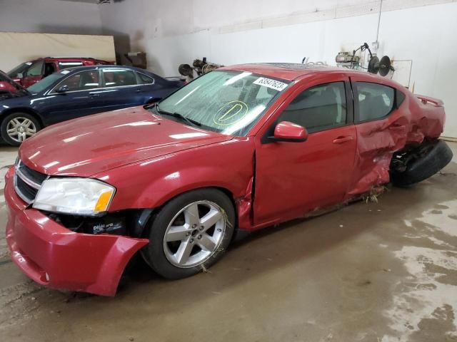 1B3CC5FV2AN159757 - 2010 DODGE AVENGER R/T RED photo 1