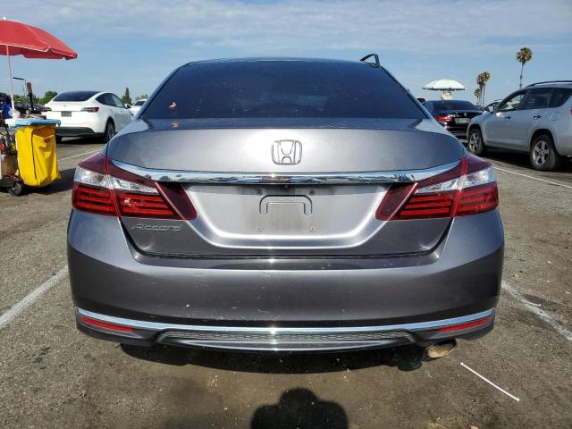 1HGCR2F37HA191178 - 2017 HONDA ACCORD LX GRAY photo 6