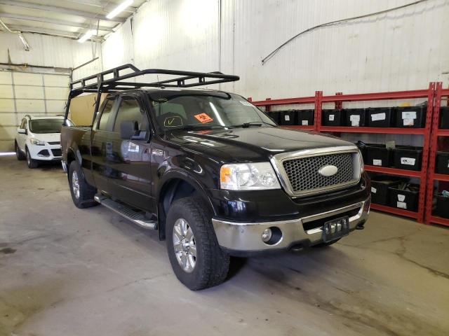 1FTPX14V17FB09077 - 2007 FORD F-150 BLACK photo 1