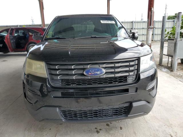 1FM5K8AR1GGA01943 - 2016 FORD EXPLORER POLICE INTERCEPTOR BLACK photo 5