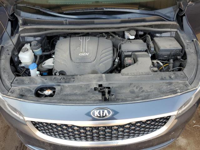 KNDMC5C14G6145883 - 2016 KIA SEDONA EX BLUE photo 12