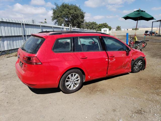 3VWC17AU4GM507315 - 2016 VOLKSWAGEN GOLF SPORT S RED photo 3