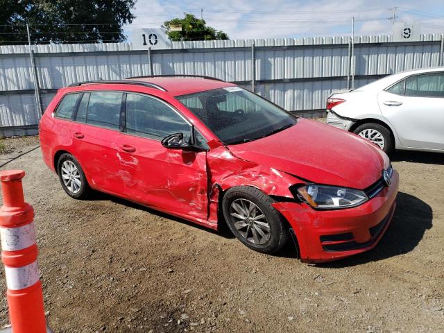 3VWC17AU4GM507315 - 2016 VOLKSWAGEN GOLF SPORT S RED photo 4