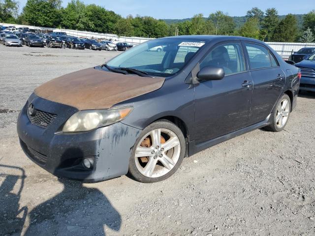 2T1BE40EX9C017503 - 2009 TOYOTA COROLLA XRS BLACK photo 1