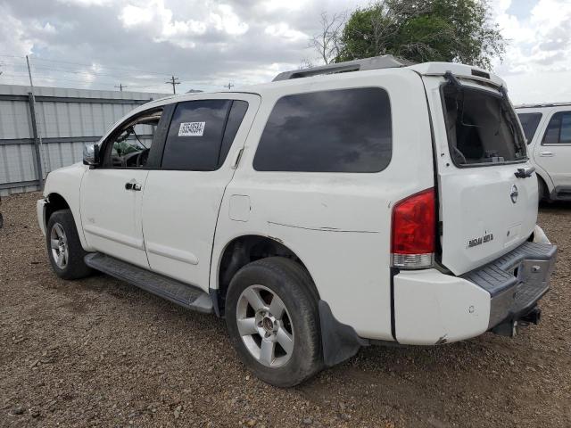 5N1AA08A45N714962 - 2005 NISSAN ARMADA SE WHITE photo 2