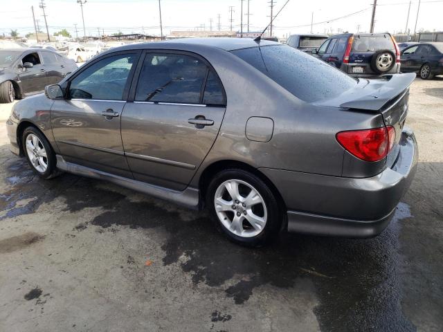 2T1BY32E05C501253 - 2005 TOYOTA COROLLA XRS GRAY photo 2