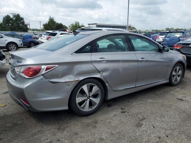 KMHEC4A48BA008314 - 2011 HYUNDAI SONATA HYBRID SILVER photo 3