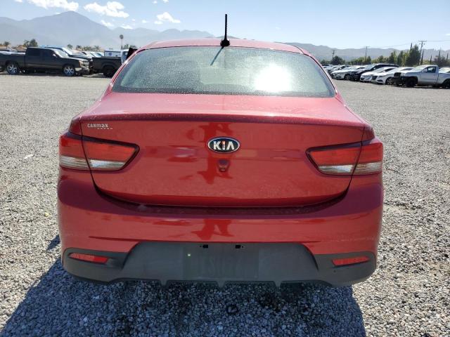 3KPA24AB8KE166914 - 2019 KIA RIO S RED photo 6