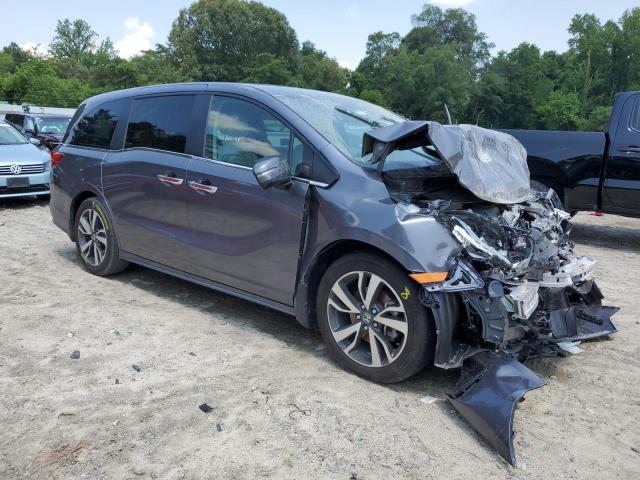 5FNRL6H87RB046001 - 2024 HONDA ODYSSEY TOURING GRAY photo 4